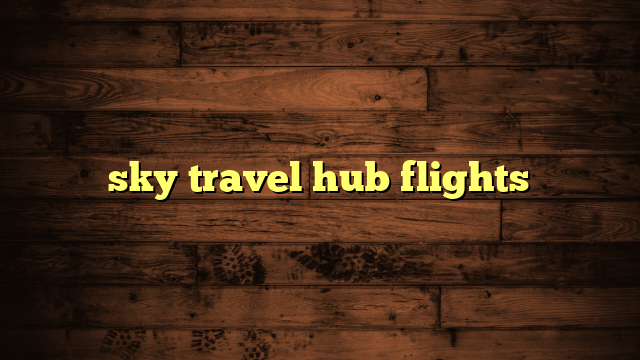 sky travel hub flights