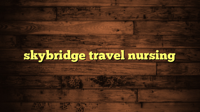 skybridge travel nursing