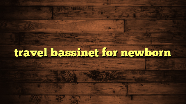 travel bassinet for newborn