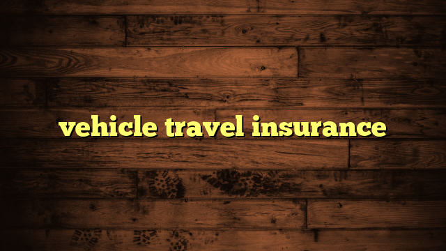 vehicle travel insurance