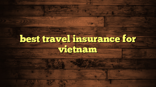 best travel insurance for vietnam