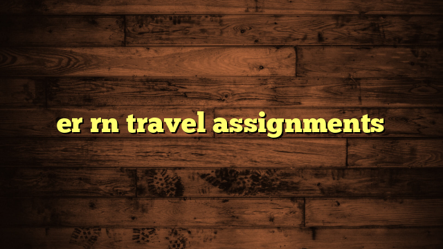 short rn travel assignments