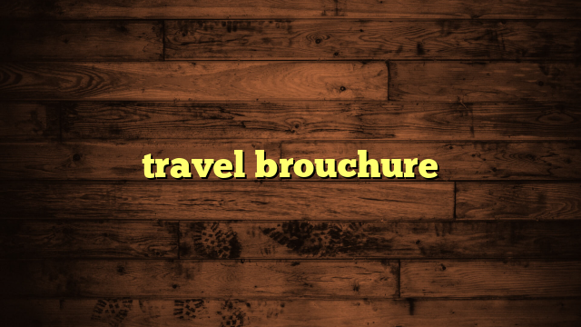 travel brouchure