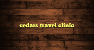 cedars travel clinic