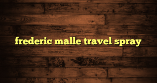 frederic malle travel spray