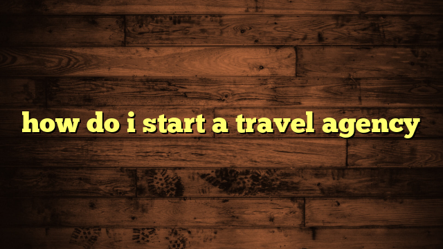 how do i start a travel agency