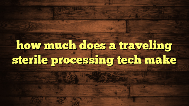 how much does a traveling sterile processing tech make