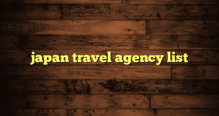 japan travel agency list