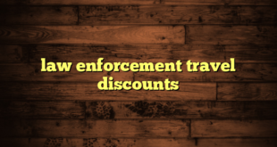 law enforcement travel discounts