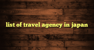 list of travel agency in japan