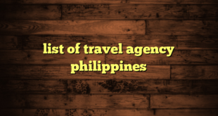 list of travel agency philippines