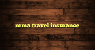 nrma travel insurance