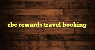 rbc rewards travel booking