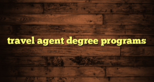 travel agent degree programs