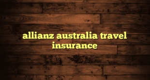 allianz australia travel insurance