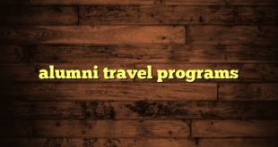 alumni travel programs