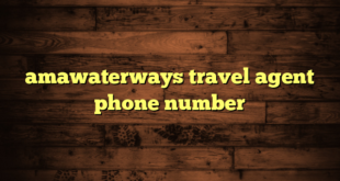 amawaterways travel agent phone number