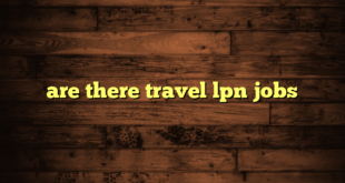 are there travel lpn jobs