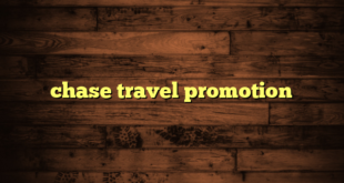 chase travel promotion