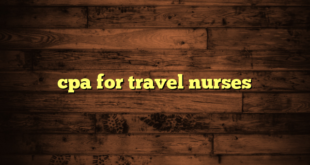 cpa for travel nurses