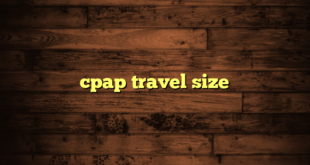 cpap travel size