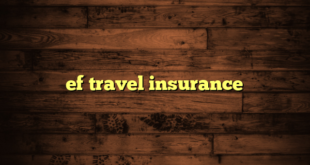 ef travel insurance