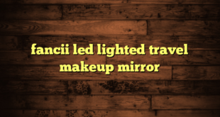 fancii led lighted travel makeup mirror