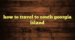 how to travel to south georgia island