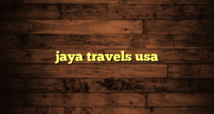 jaya travels usa