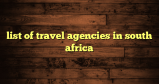 list of travel agencies in south africa