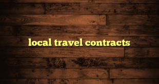 local travel contracts