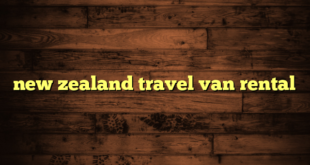 new zealand travel van rental