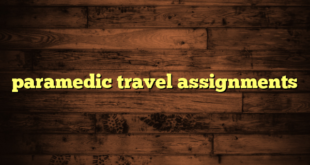 paramedic travel assignments