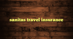 sanitas travel insurance