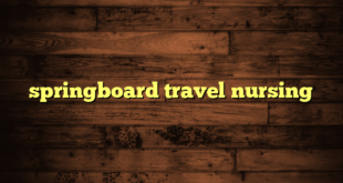 springboard travel nursing