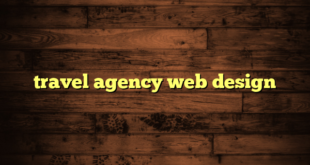 travel agency web design