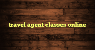 travel agent classes online