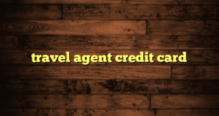 travel agent credit card