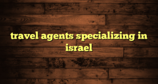 travel agents specializing in israel