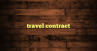 travel contract