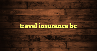 travel insurance bc