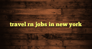 travel rn jobs in new york