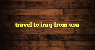 travel to iraq from usa