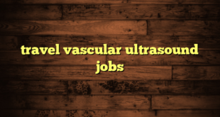 travel vascular ultrasound jobs