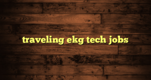 traveling ekg tech jobs