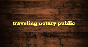 traveling notary public