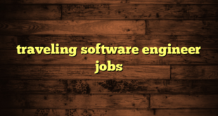 traveling software engineer jobs