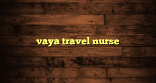 vaya travel nurse