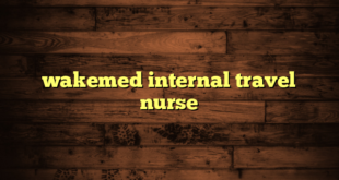 wakemed internal travel nurse