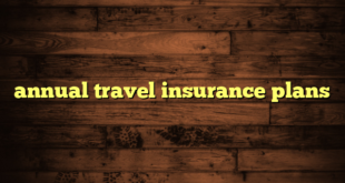 annual travel insurance plans